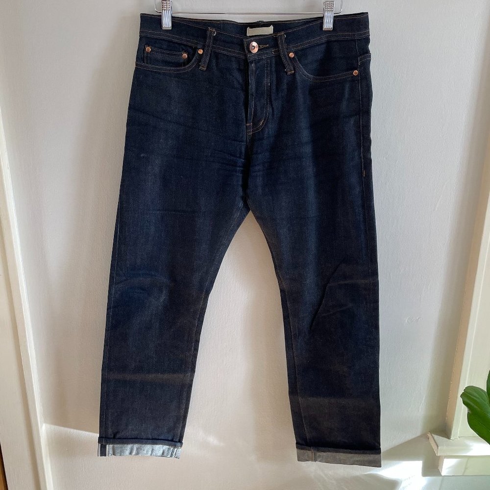 Unbranded Brand 11oz Stretch Selvedge Denim - Tapered Fit - 32